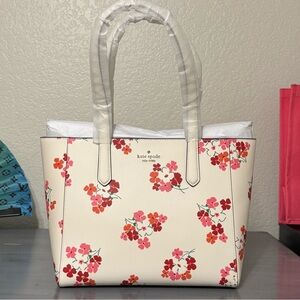 Kate Spade Cream Floral Tote Bag NWT